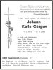 Johann KOLLE-GÖRGEN